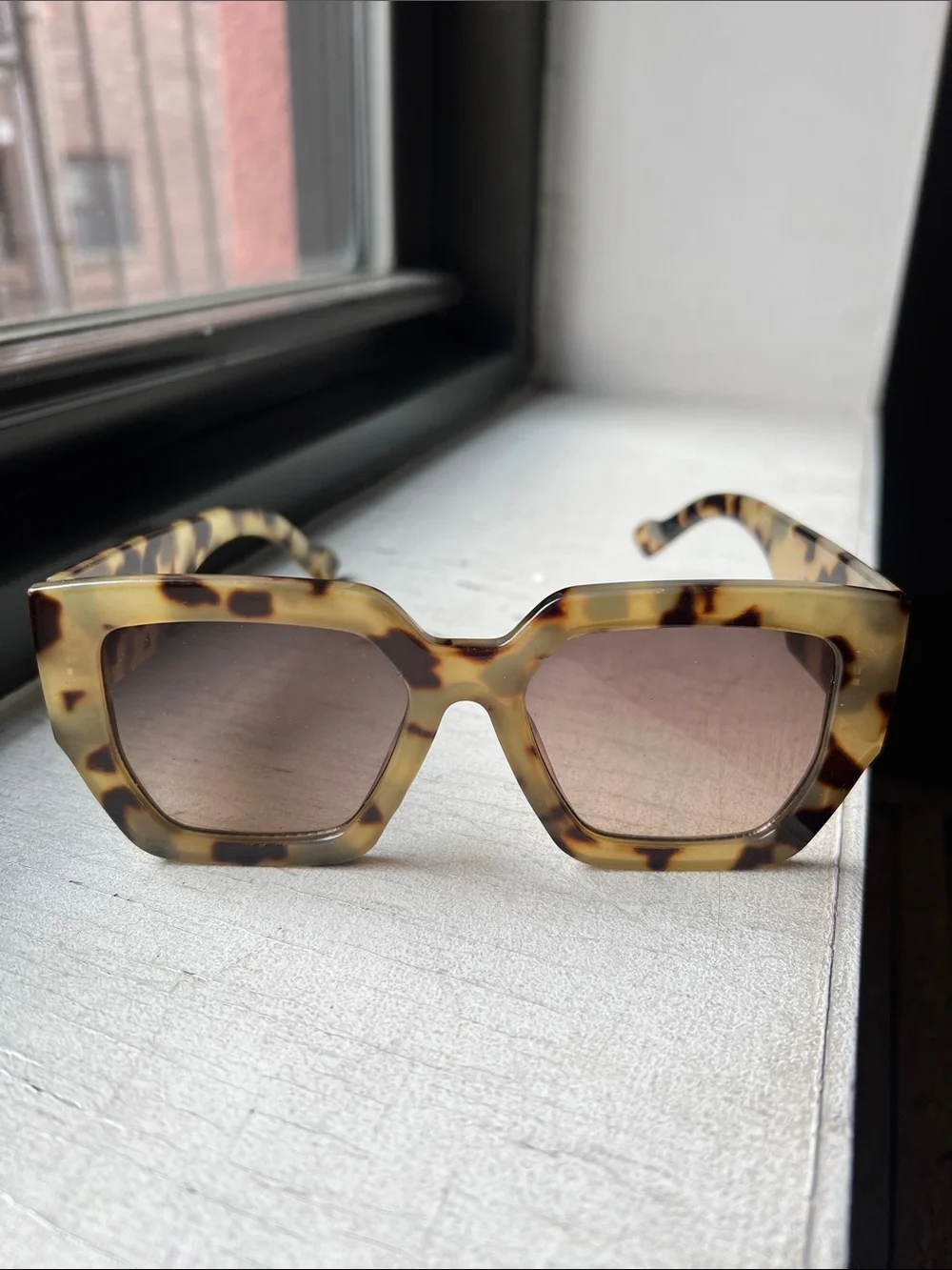 Tortoise Square Frame Sunglasses - Women Accessories